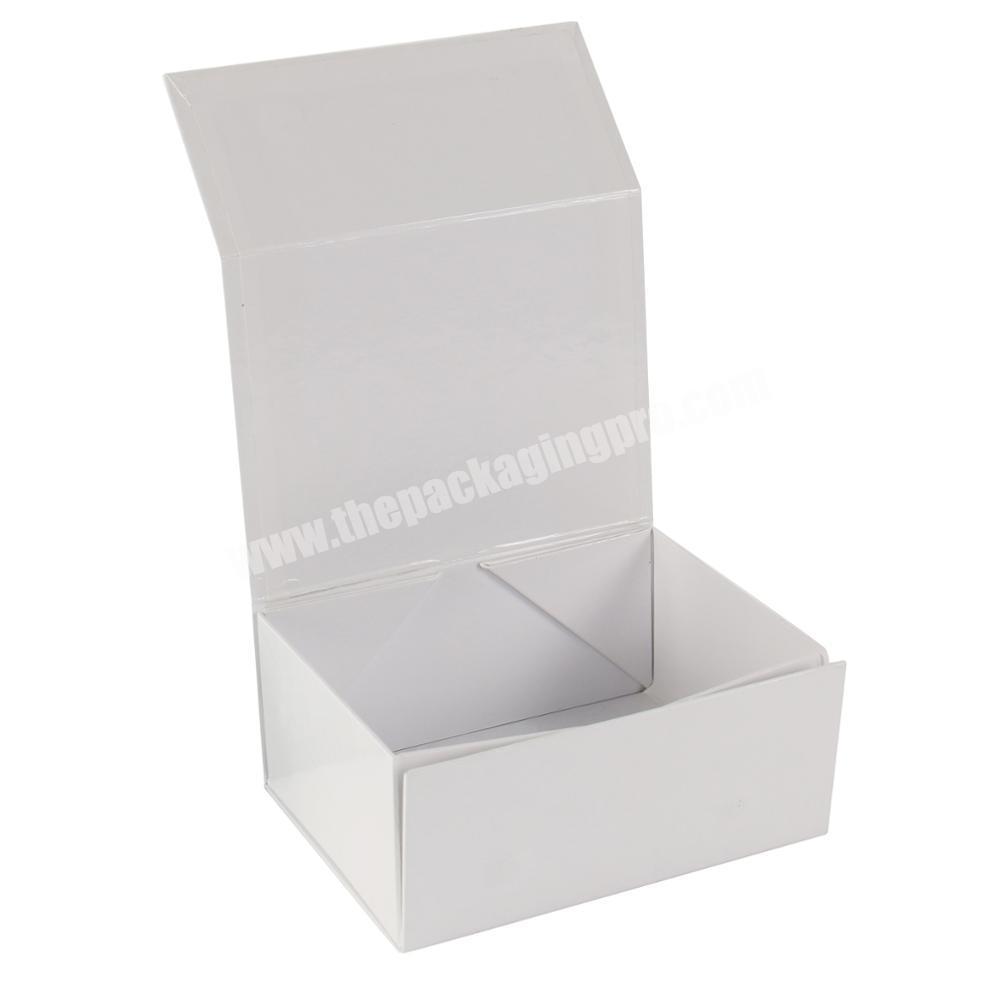 Human Hair Extension Packaging Box Wholesale Foldable Rigid Magnetic Open Flap Box Custom Customized Logos for Hair Bundles Box