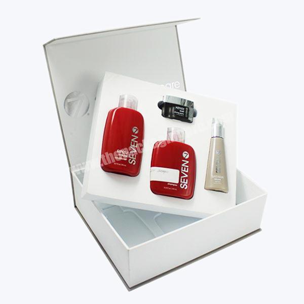 High Quality Custom Printed Rigid Cardboard Magnetic Closure Cosmetics Gift Box