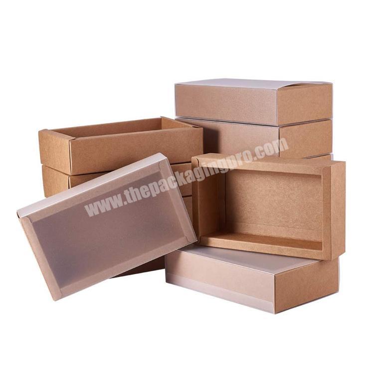 wholesale Customized DIY Gift Packaging Paper Box With Clear PVC Window