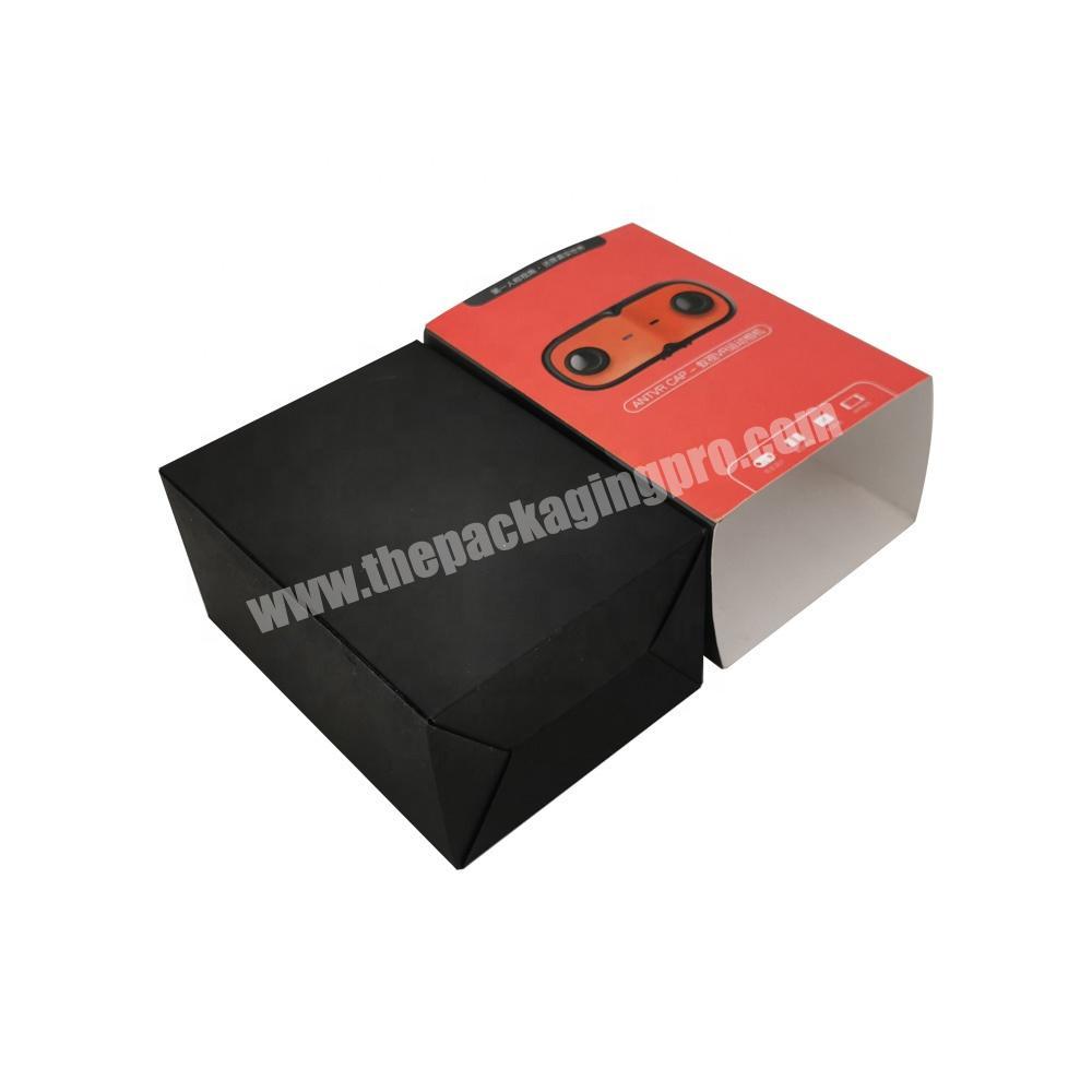 Wholesales Sports Camera Kraft Carton Paper Box Luxury Black With Custom Sleeve