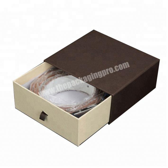 China Manufacturer Custom Drawer Paper Box for Wallet/ Belt
