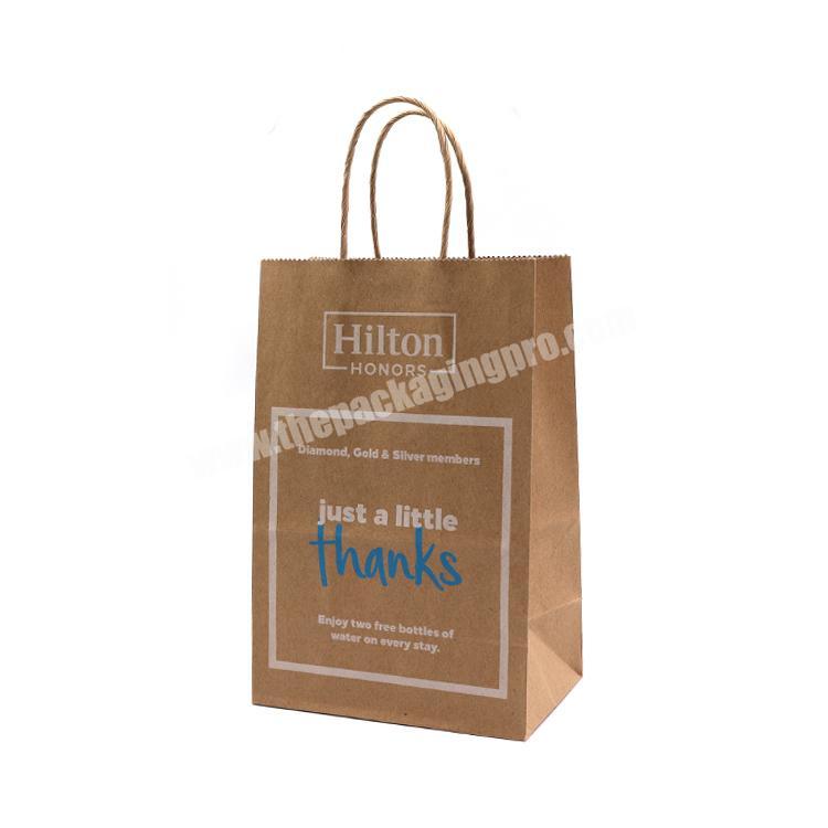 China wholesale gift paper bag wide base shopping kraft paper bags with your own logo