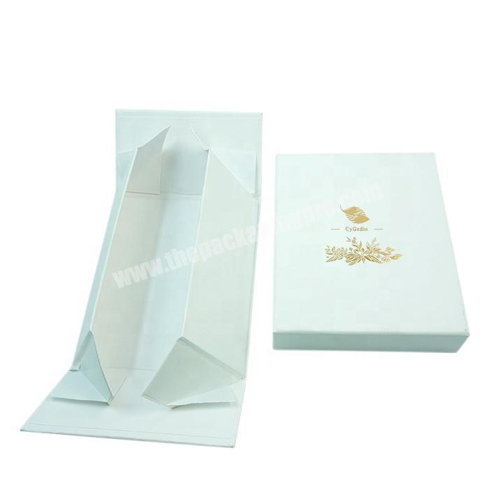 Cygedin Recycled Magnetic Gift Box with Custom Logo Folding Flip Top Lid Gift Boxes Oil Packaging