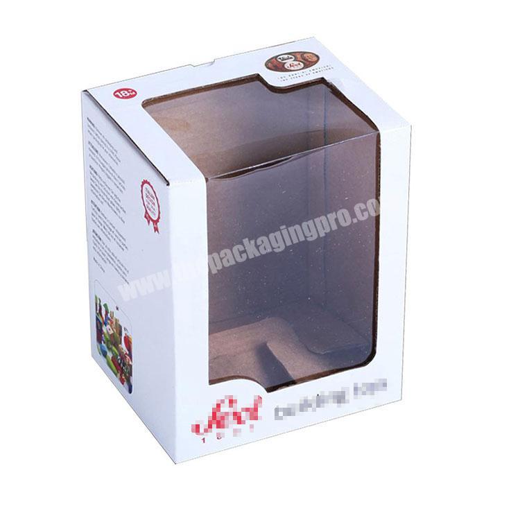 Carton Cardboard Corrugated Box With Pvc Window Can be customized logo wholesale price