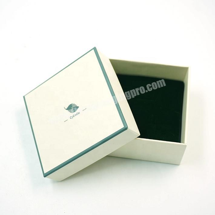 Super quality Custom Logo Lid and Base Rigid Boxes for Womens Jewelry Two Piece with Foam Insert Packaging