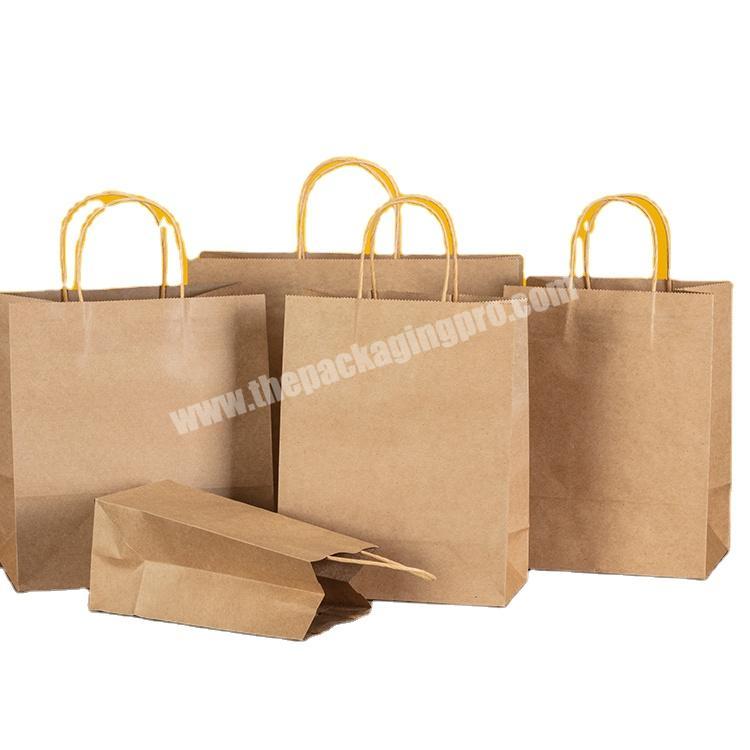 Hot wholesale custom kraft paper bag kraft paper bag gift bag