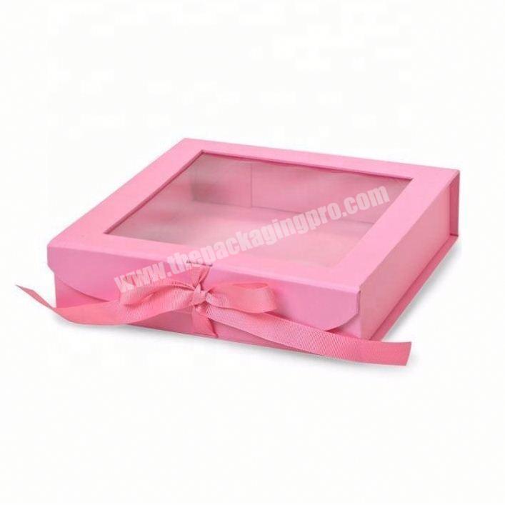 Luxury Custom Magnetic Gift Boxes with Clear Window