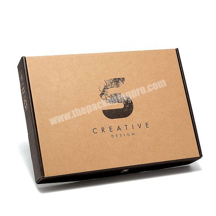 Custom Logo Corrugated Carton Box Mailer Shipping  Apparel Packaging for Clothing