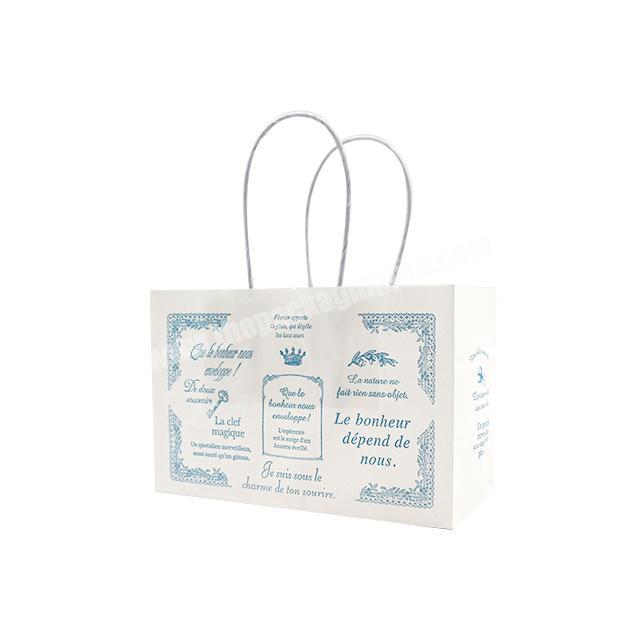 Paper bag for beauty salon, makeup paper bag with logo printed