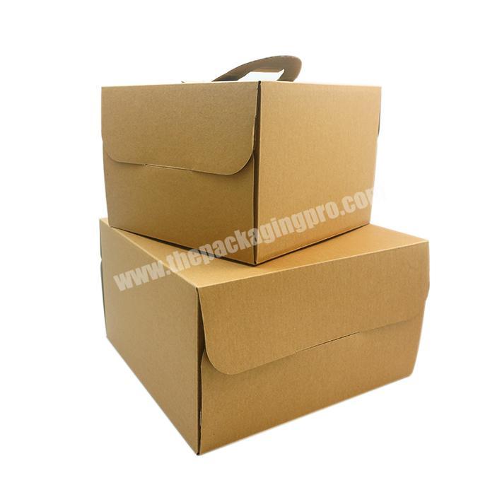 Cookie Bread Boxes Christmas Cake Boxes Custom Foldable Small Kraft Paper UV Coating Varnishing Embossing Gift & Craft Stamping