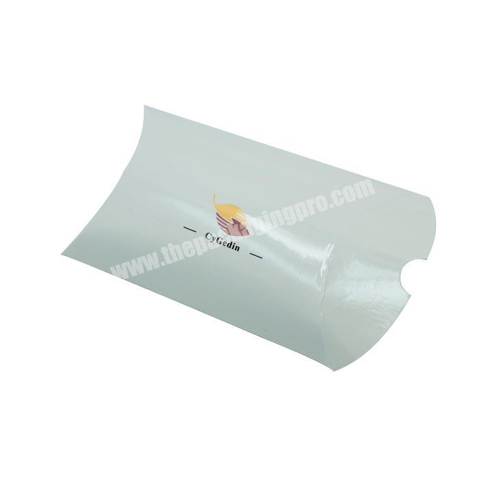 Wholesale Custom Design Hair Extension Paper Packaging Pillow Box Soap Paper Box