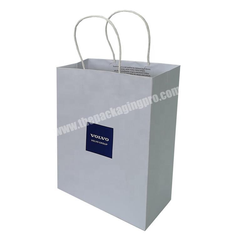 Our Own Manufacturer High Standard Delicate Stand Up White Kraft Paper Bag