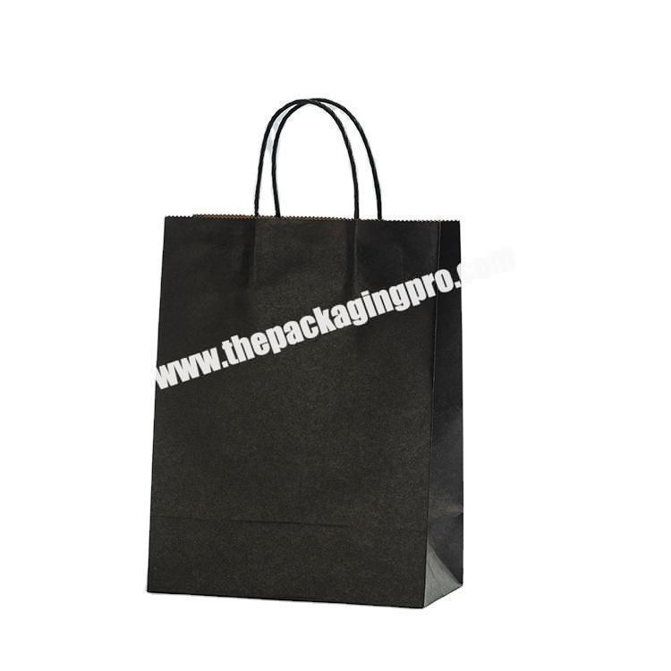 Lowest price kraft paper bag with handle eco friendly kraft paper bag