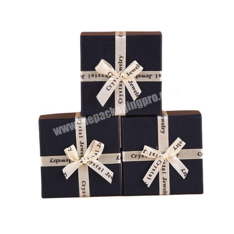 Multi-color ribbon gift box is reusable and environmentally friendly with high quality