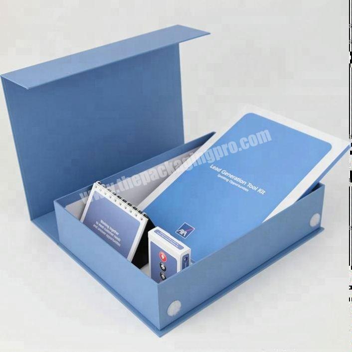 Luxury magnet packing box for notebook/journal/calendar/agenda sets packing