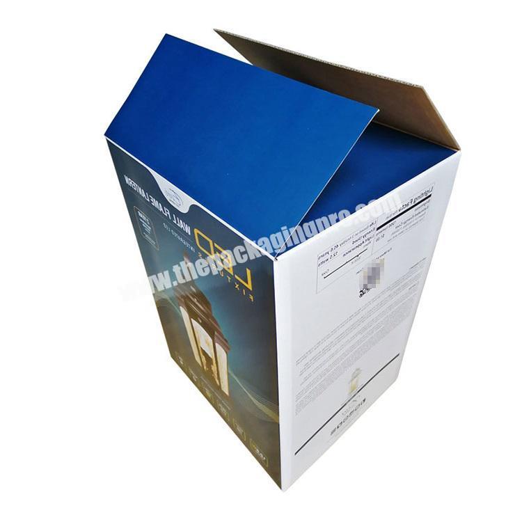 Full Color Custom Printed Corrugated Cardboard Packing Mailing Boxes for electronic products  with high quality