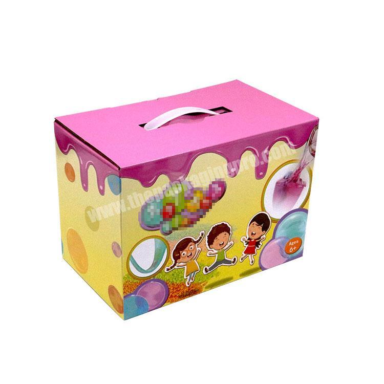 Wholesale customized food logistics packaging box corrugated color box environmental recyclable