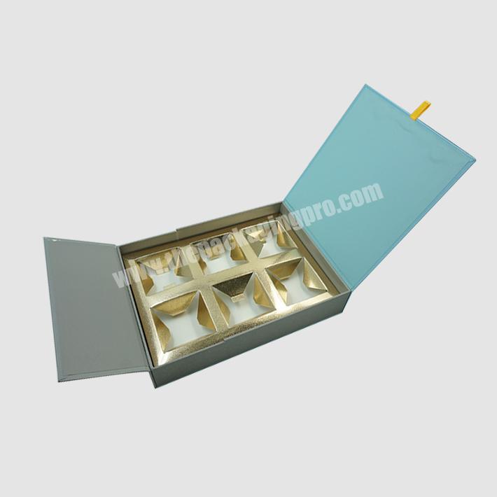 Pastry Moon Cake Gift Packaging Boxes Wholesale Rigid Cardboard Paper Packing Box With Pallet Inserts For Moon Cake Pastry Boxes