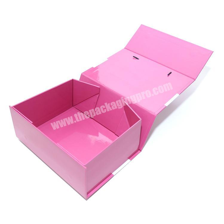 Wholesale Printed Customized Color Plain Pink Cardboard Mailer Shipping Postal Box Paper Magnetic Gift Box
