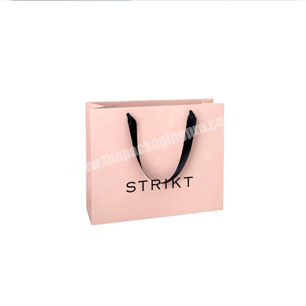 China supplier wholesale luxury shopping packaging custom logo print gift paper bag