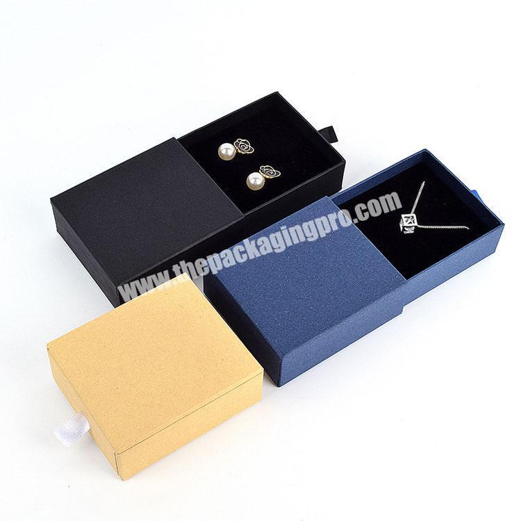 Luxury Jewelry Custom Logo Print Customise Low Moq Small Customised Gift Box With Foam