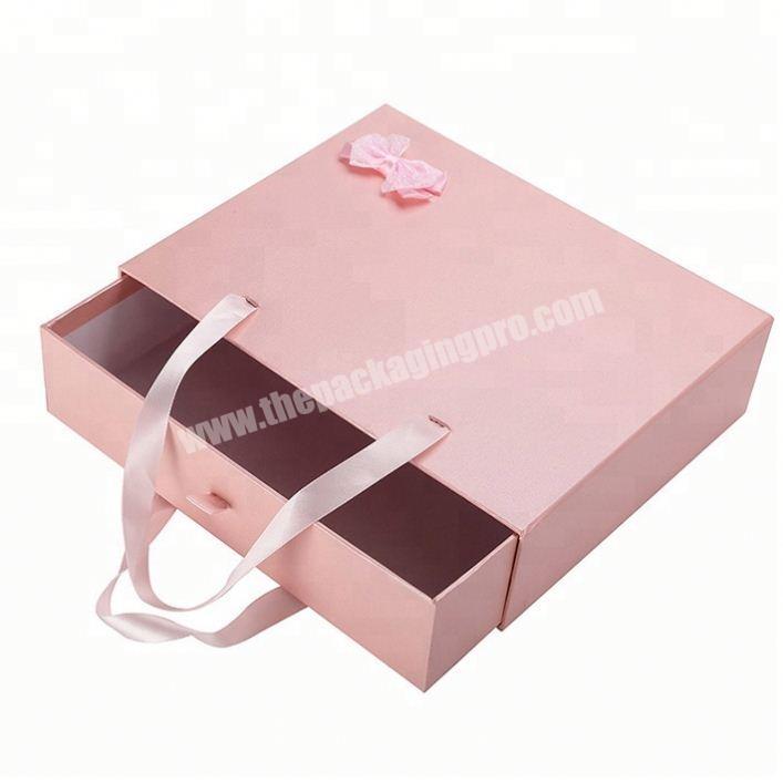 Wholesale Custom Paper Packaging Gift Box Drawer Box for Baby's Clothing
