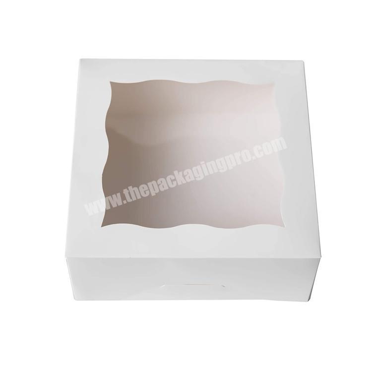 wholesale customized LOGO Paper Gift Box With Clear Pvc Window with high quality