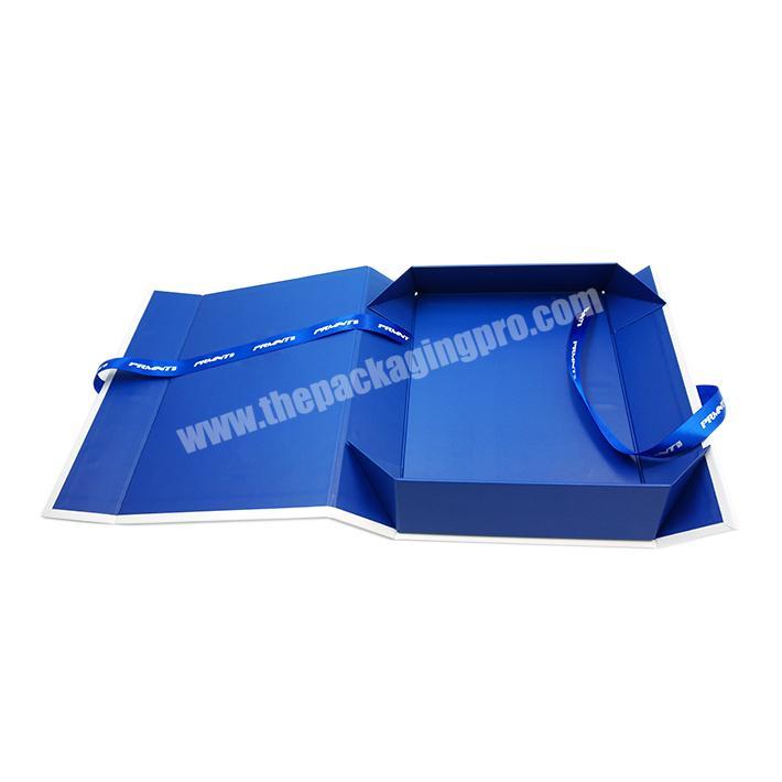 Eco Friendly Holographic Marriage Magnetic Close Custom Cardboard Surprise Foldable Gift Box Packaging with Ribbon Paper Cygedin
