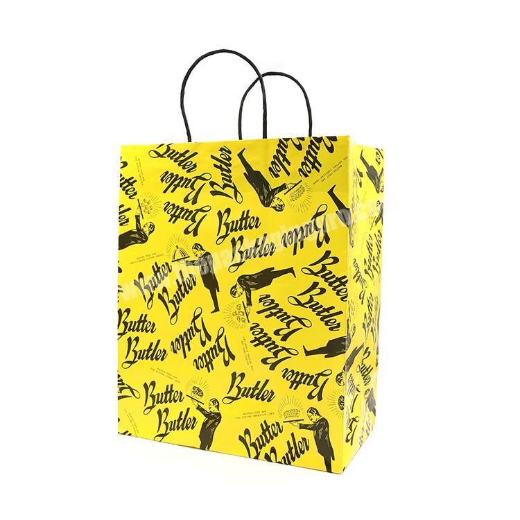 Large Luxury Custom Own Logo Print Retail Shopping Clothing Packaging Paper Bags
