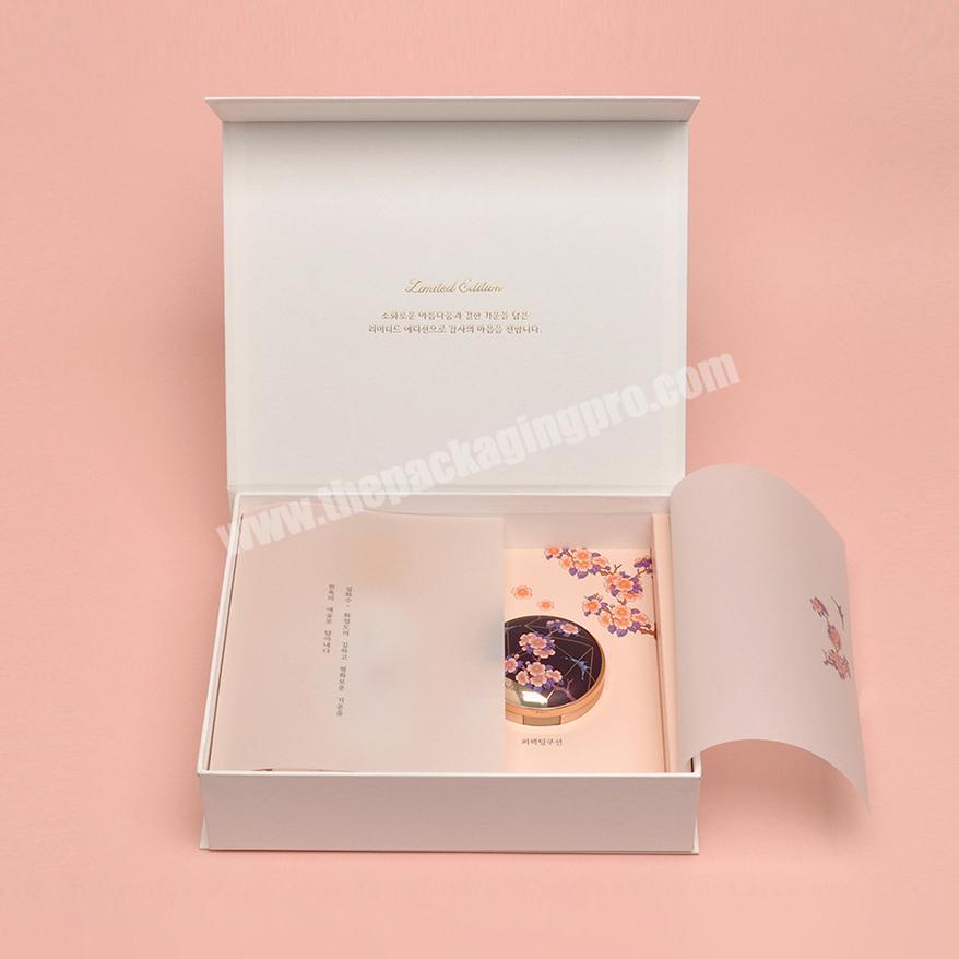 Wholesale Custom Magnetic Gift Boxes With Logo Cardboard Packaging Box For Gift Pack Book Shaped Paper Gift Box