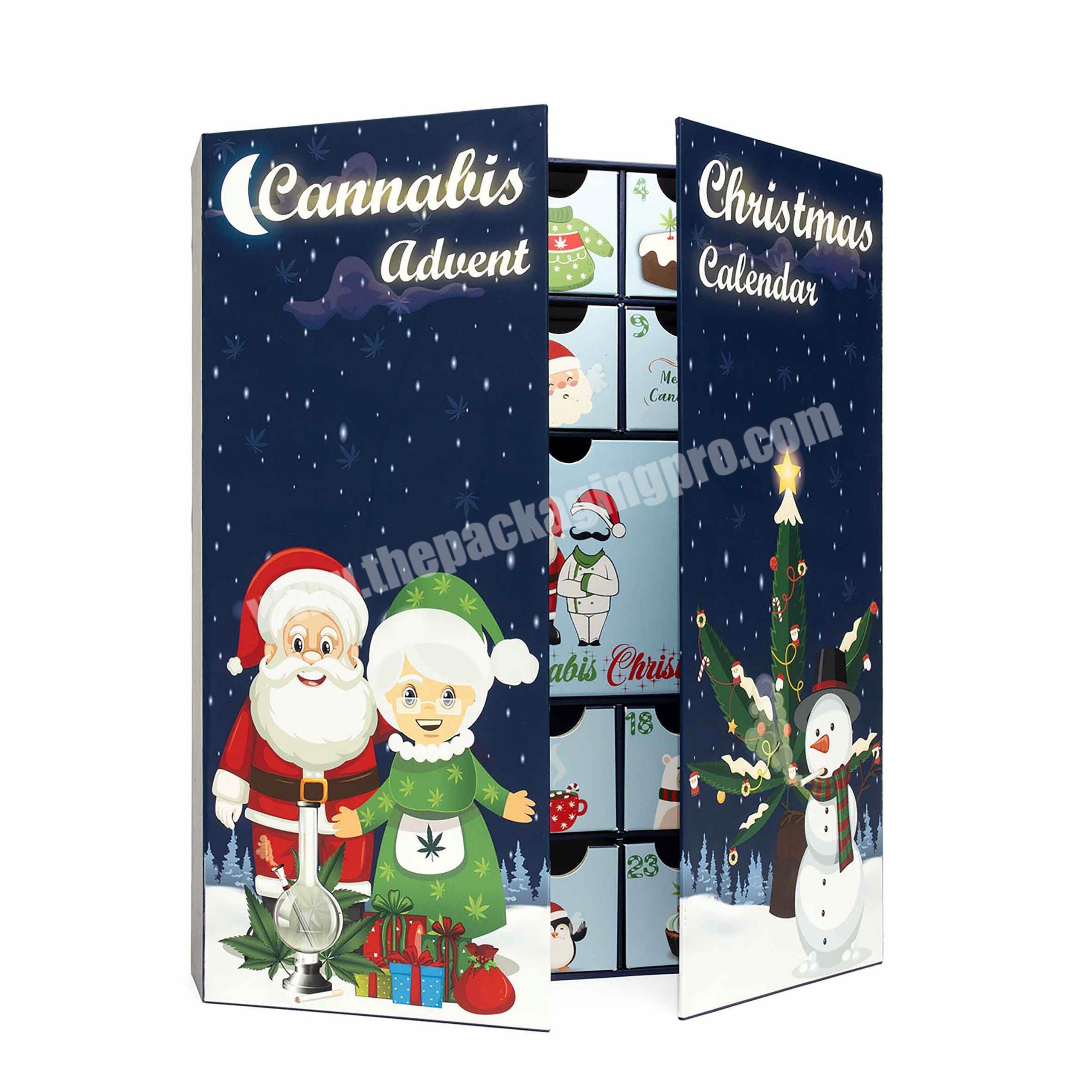 2021 hot sale in Amazon and Ebey custom advent calendar chocolate box with drawer