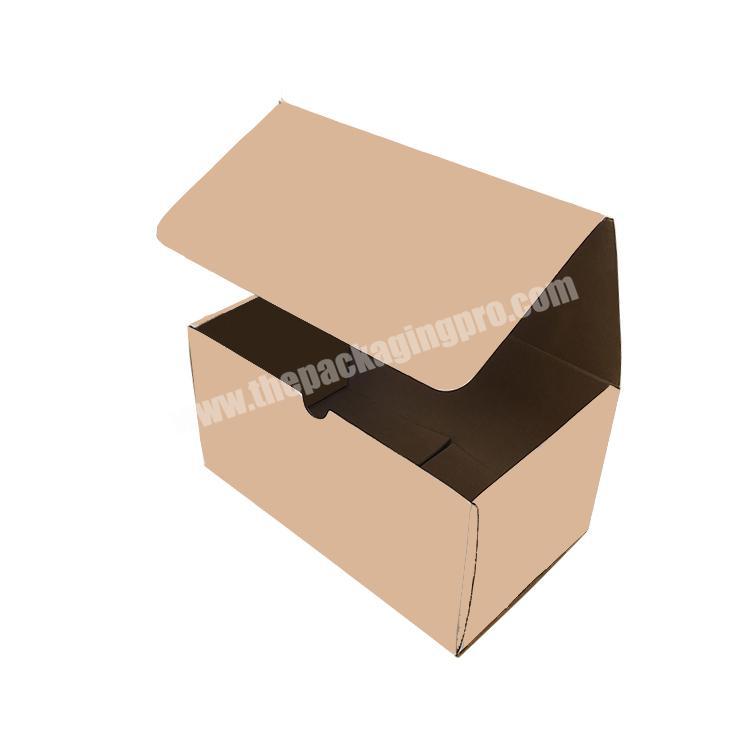 Professional factory popular plain white  brown corrugated cardboard mailing boxes