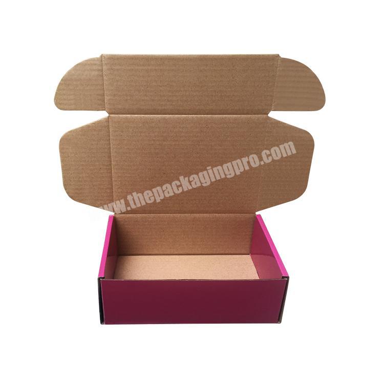 Tuck Literature Mailers Packing Company Cardboard Box With Clear Pvc Window 5 Ply Moving Corrugated Packaging Carton Hot Sale!