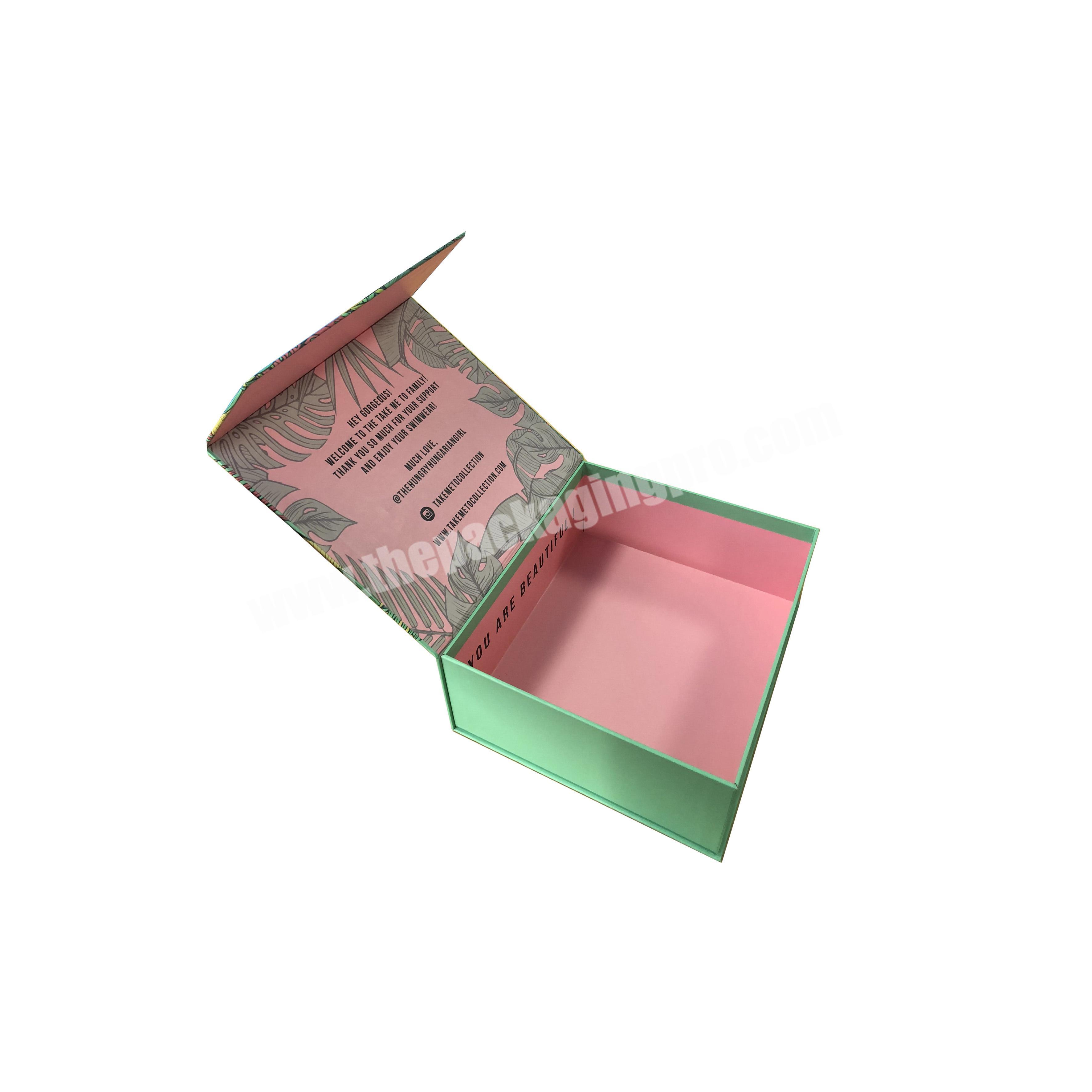 Colorful Matt Lamination Wig Packaging Gift With Insert Foldable Cardboard False Eyelashes Boxes Magnet Close White Box