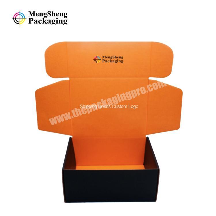 Postal boxes cardboard kraft boxes tuck top front small mail subscription custom box mailer
