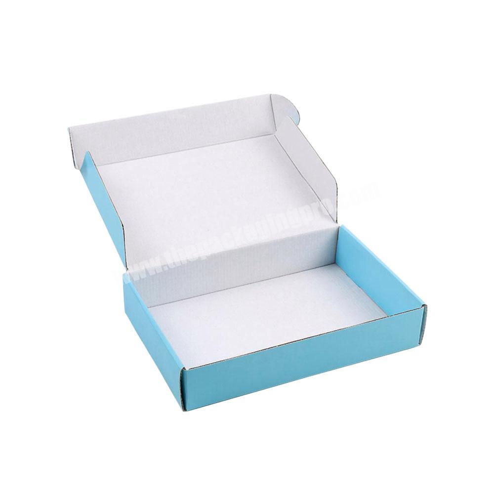 Color Hot Stamping Gold Silver E-commerce Airplane Packaging Products Paper Fancy Veil Packing Box Kraft Baby Shoe Mailer Boxes