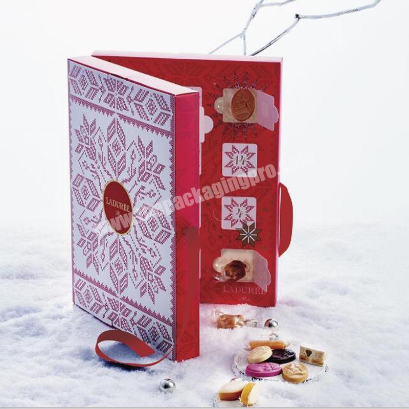 Supplier Custom Printing Christmas Advent Calendar Box For Chocolate