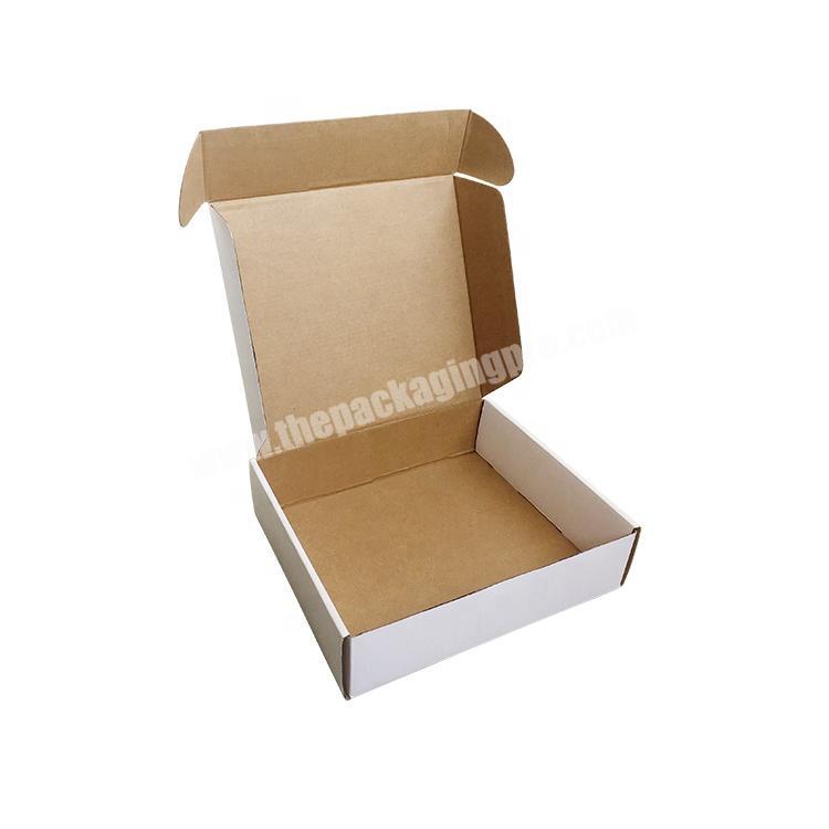 China Manufacturer cardboard printed small postage box for sale