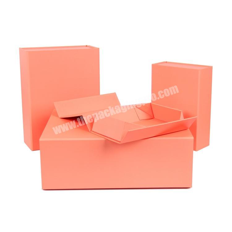 Magnetic Closure Foldable Paper Packaging Boxes Premium Gift Packaging Box