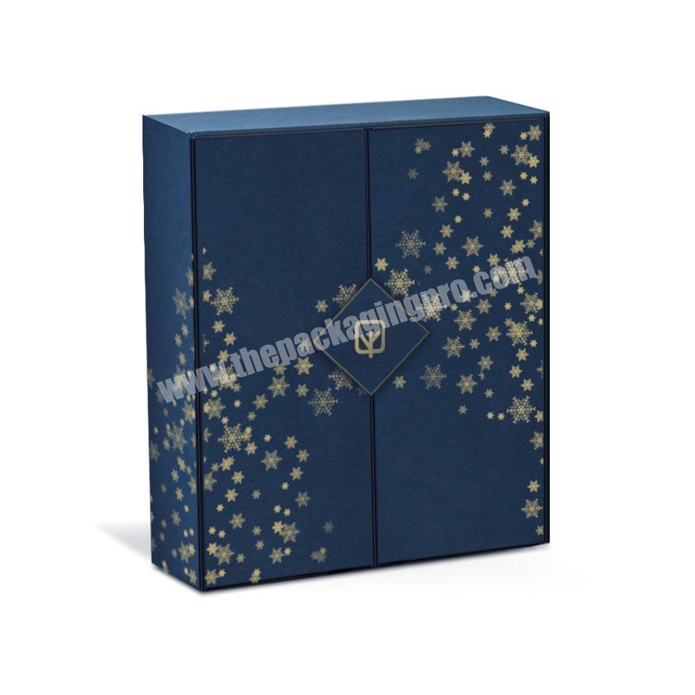 2021 New design paper material cosmetic packaging advent calendar box with 12 drawer