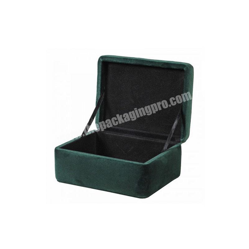 Elegant led Custom design jewelry ring bracelet velvet box jewelry gift box with competitive price