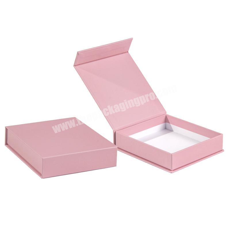Custom size luxury rose gold luxury magnetic gift package paper box