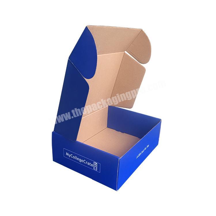 Material Disposable Luxury Printed Cardboard Clear Shoe Packaging Minecraft Subscription Corrugated Box For Warehouse Moving