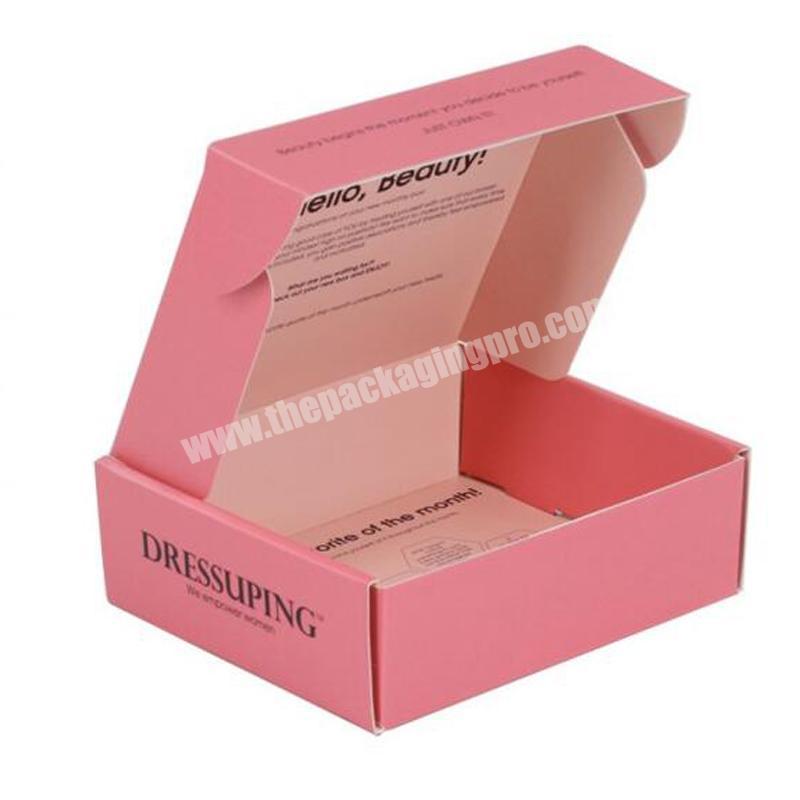 Stylish custom color corrugated shoe packaging box for gift packaging