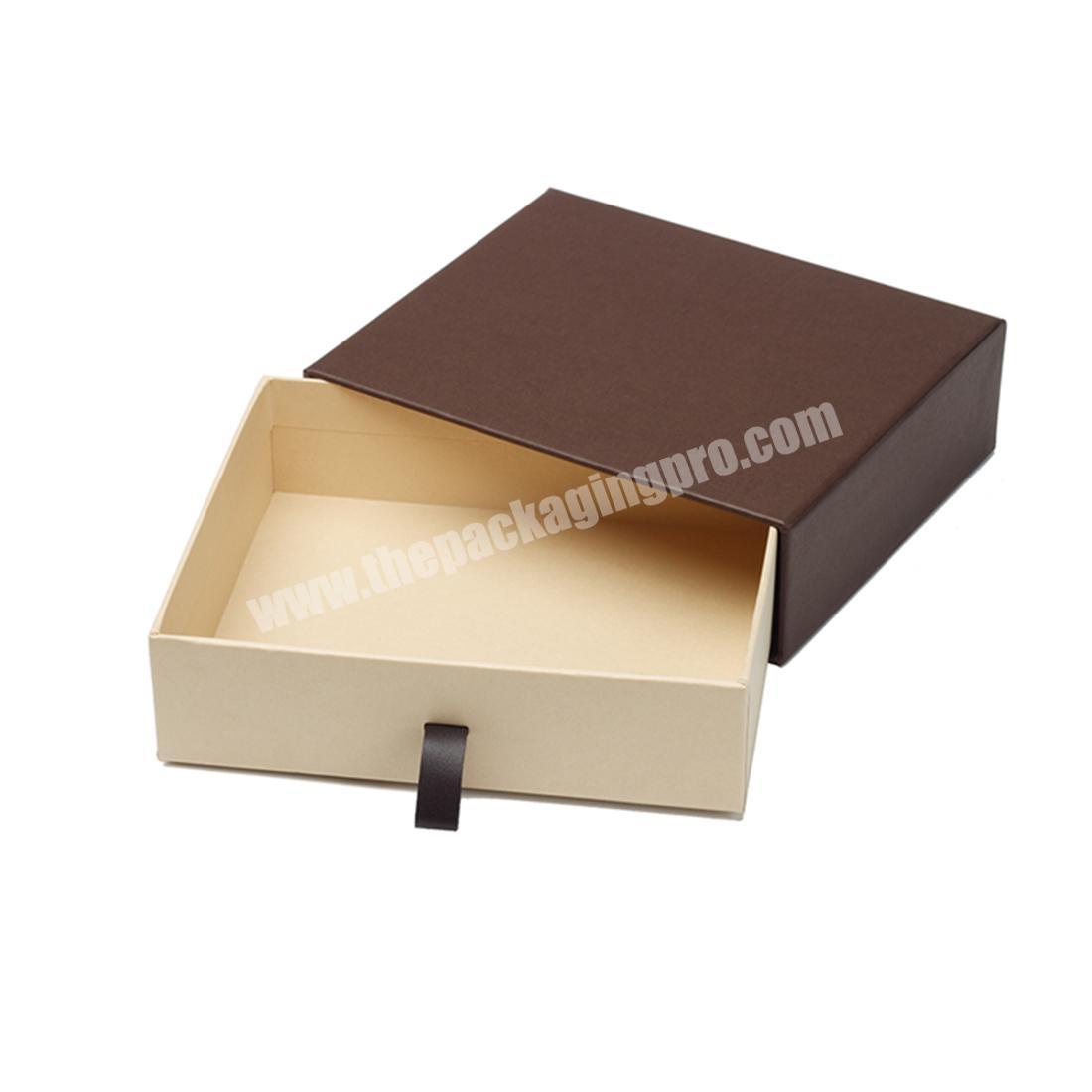 Custom logo paper small drawer box packaging for jewelry