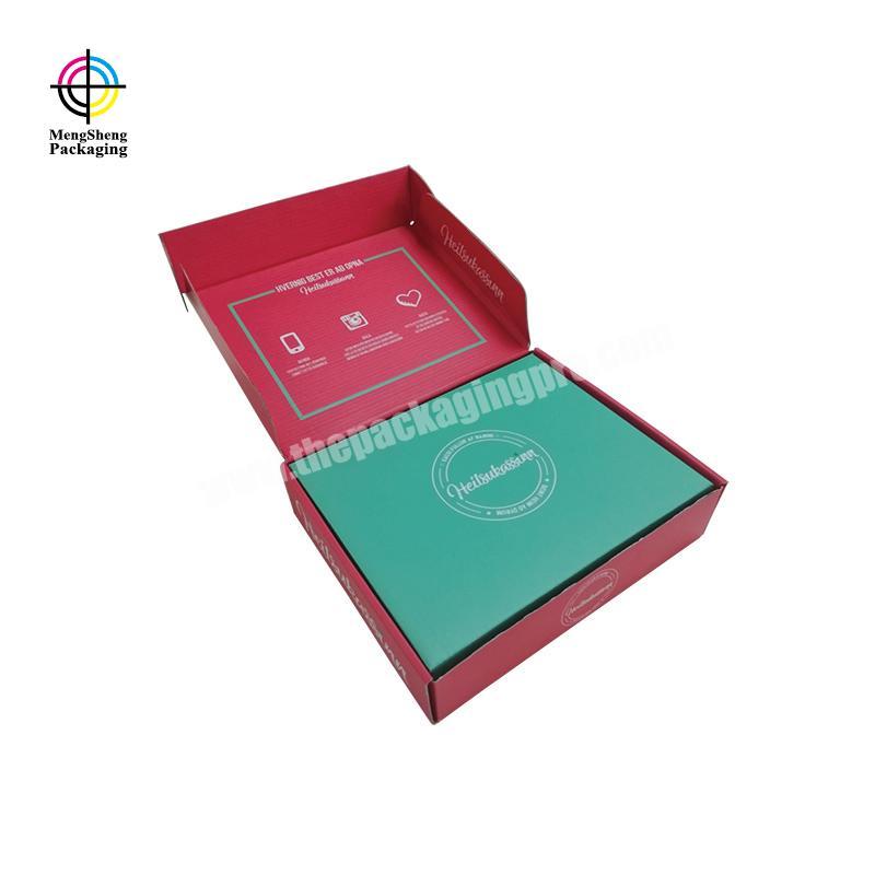 Custom Book Shipping Mailer Small Folding Paper Design Cardboard Printed Corrugated Packaging Box