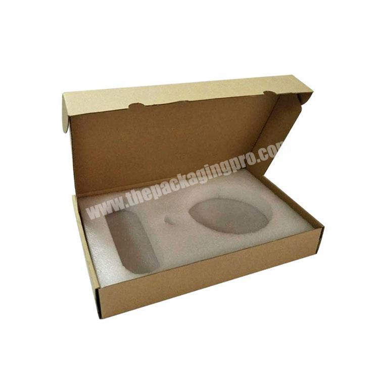 White Hot Stamping Gold Silver E-commerce Airplane Paper Carton Storage Corrugated Boxes For Custom Packaging Cardboard Box