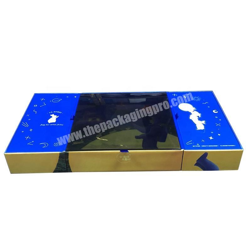Supplier Luxury advent calendar box christmas customized/flip cosmetic storage box cardboard