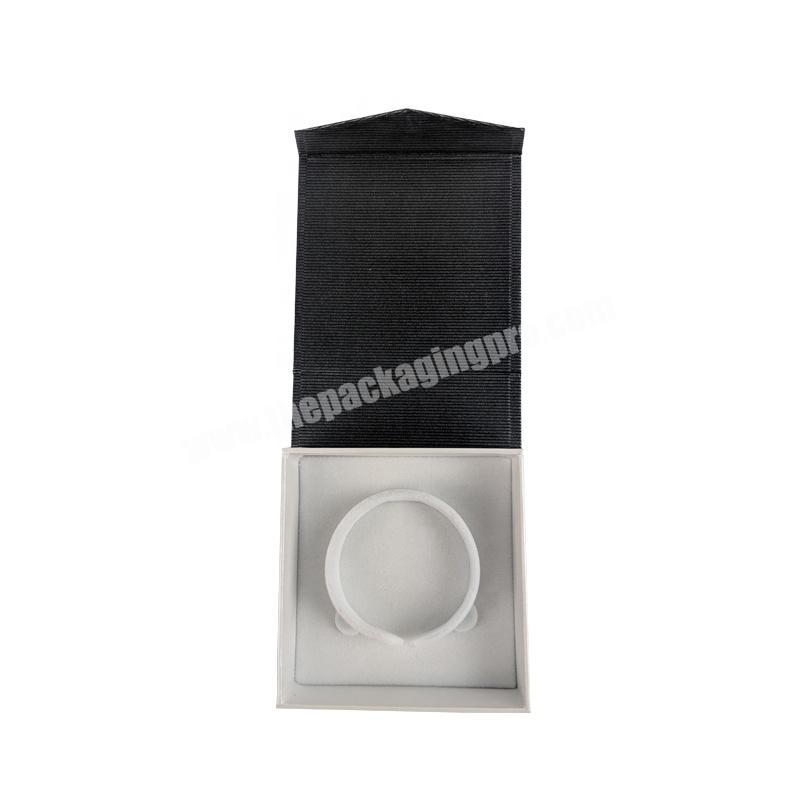 Luxury Black Magnetic bracelet boxes with own logo