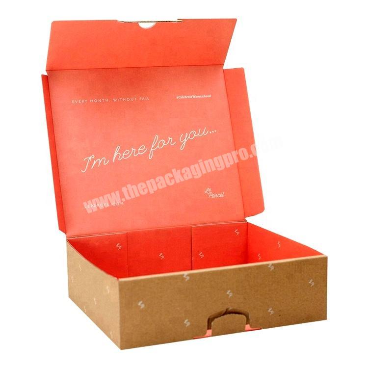 Colorful Mail Cardboard Wreath Shipping E-Commerce Airplane Packaging Luxury Wholesale Packing Brown Kraft Paper Mailer Box
